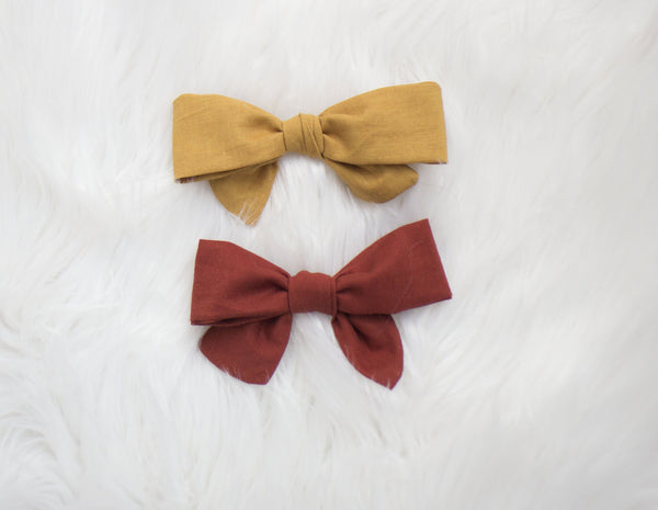 Terracotta OR Mustard Bow
